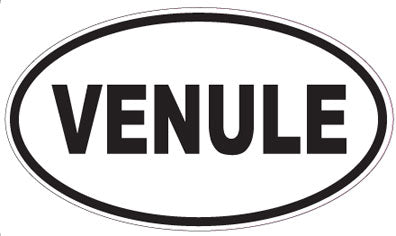 VENULE - Oval Sticker