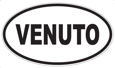 VENUTO - Oval Sticker