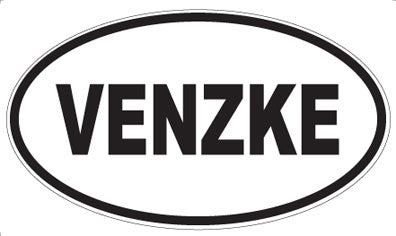 VENZKE - Oval Sticker