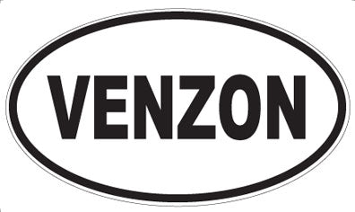 VENZON - Oval Sticker