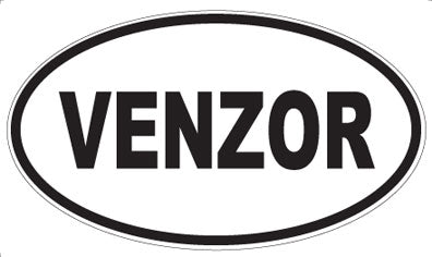VENZOR - Oval Sticker