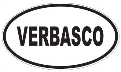 VERBASCO - Oval Sticker