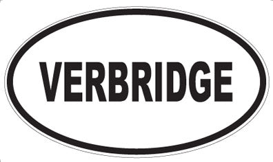 VERBRIDGE - Oval Sticker