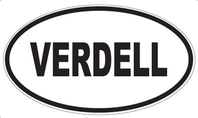 VERDELL - Oval Sticker