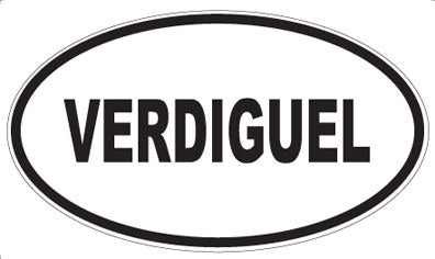 VERDIGUEL - Oval Sticker