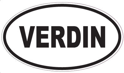 VERDIN - Oval Sticker