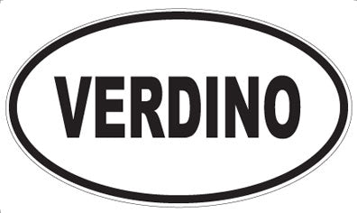 VERDINO - Oval Sticker