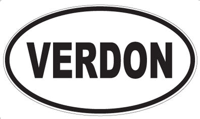 VERDON - Oval Sticker
