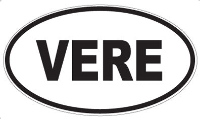 VERE - Oval Sticker