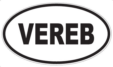 VEREB - Oval Sticker