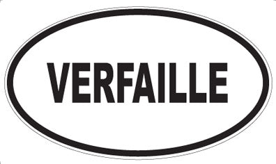 VERFAILLE - Oval Sticker