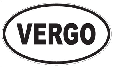 VERGO - Oval Sticker