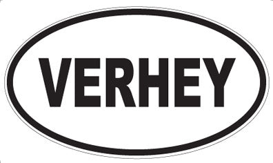 VERHEY - Oval Sticker