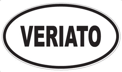 VERIATO - Oval Sticker