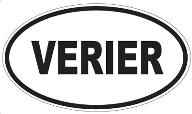 VERIER - Oval Sticker