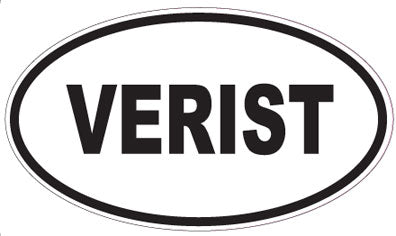 VERIST - Oval Sticker