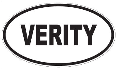 VERITY - Oval Magnet