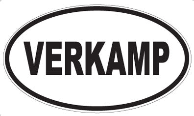 VERKAMP - Oval Sticker
