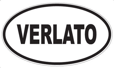 VERLATO - Oval Sticker