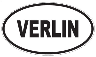 VERLIN - Oval Sticker