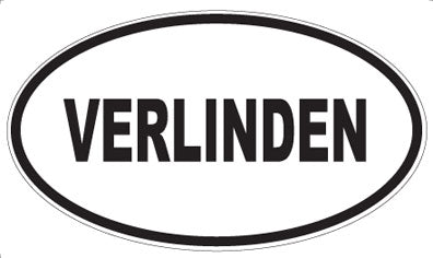 VERLINDEN - Oval Sticker