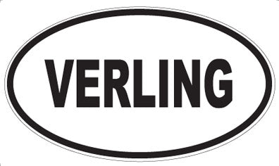 VERLING - Oval Sticker