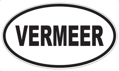 VERMEER - Oval Sticker