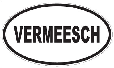VERMEESCH - Oval Sticker