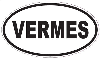 VERMES - Oval Sticker