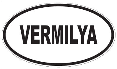 VERMILYA - Oval Sticker
