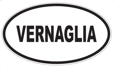 VERNAGLIA - Oval Sticker