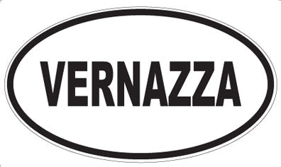 VERNAZZA - Oval Sticker