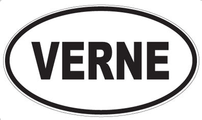 VERNE - Oval Sticker