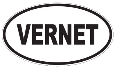 VERNET - Oval Sticker
