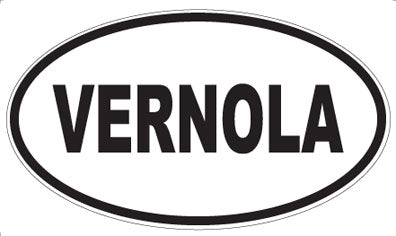 VERNOLA - Oval Sticker