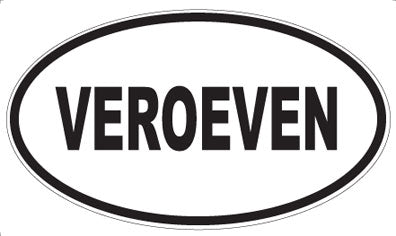 VEROEVEN - Oval Sticker