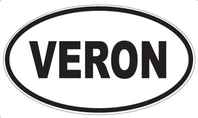 VERON - Oval Sticker
