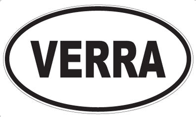 VERRA - Oval Sticker
