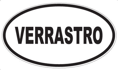VERRASTRO - Oval Sticker