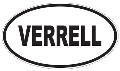 VERRELL - Oval Sticker