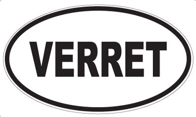 VERRET - Oval Sticker