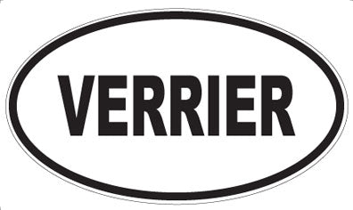 VERRIER - Oval Sticker