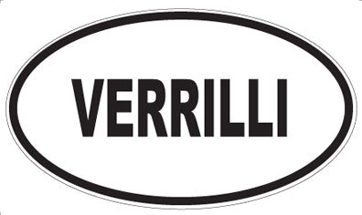 VERRILLI - Oval Sticker