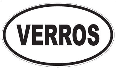 VERROS - Oval Sticker