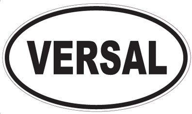 VERSAL - Oval Sticker