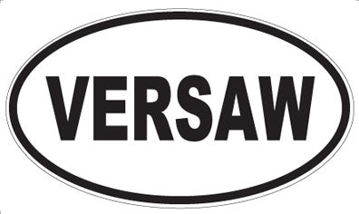 VERSAW - Oval Sticker