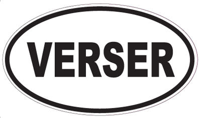 VERSER - Oval Sticker