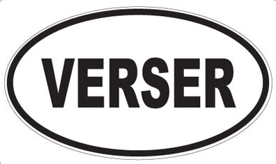 VERSER - Oval Magnet