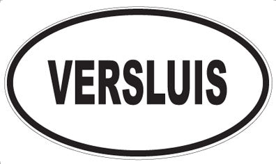 VERSLUIS - Oval Sticker