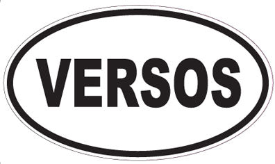 VERSOS - Oval Sticker